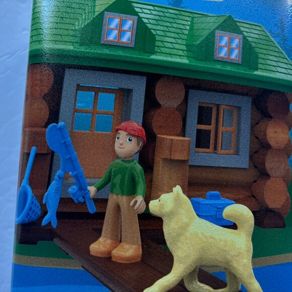 NEW Lincoln Logs Fishing Creek Cabin Building Set - 49 Pieces - Picture 5 of 14